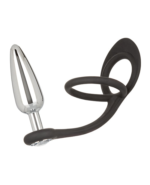 star-fucker-slim-gem-plug-wsilicone-enhancer-black image