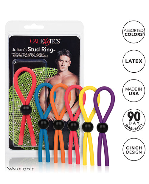 julians-silicone-stud-ring-assorted-colors image