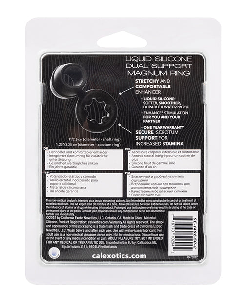 alpha-liquid-silicone-dual-magnum-ring-black image