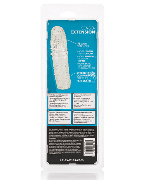 Senso Silicone Extension - Clear