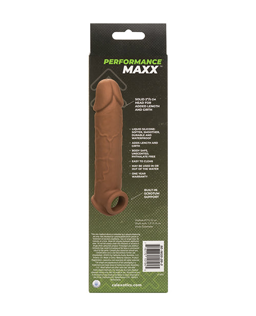 Performance Maxx Life-Like 8" Penis Extension - Brown