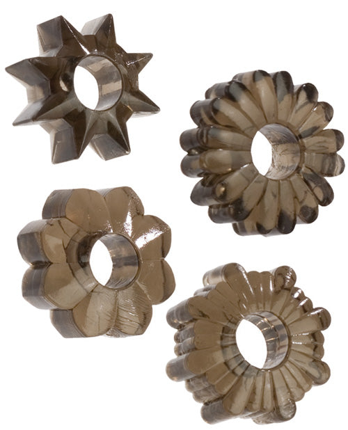 basic-essentials-rings-smoke-set-of-4 image