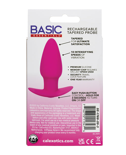 Basic Essentials Rechargeable Tapered Probe