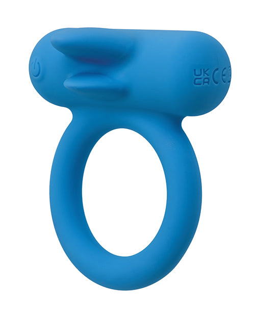 couples-enhancer-silicone-rechargeable-double-trouble-enhancer-wflickering-dual-teasers-blue image