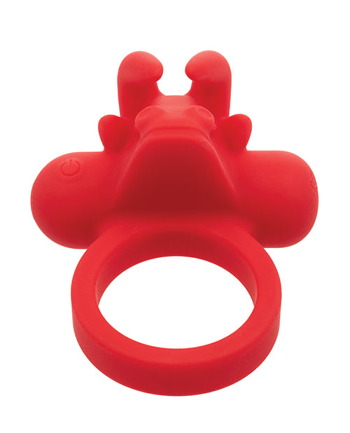 couples-enhancer-silicone-rechargeable-the-matador-enhancer-wtriple-stimulation-red image