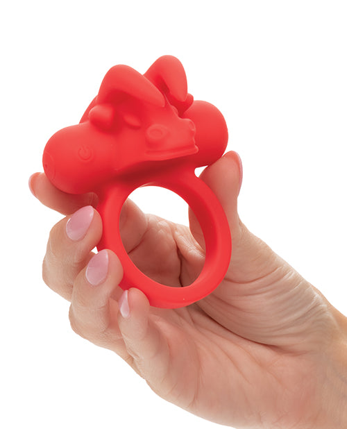 couples-enhancer-silicone-rechargeable-the-matador-enhancer-wtriple-stimulation-red image