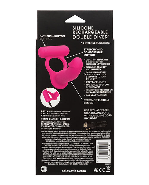 silicone-rechargeable-double-diver-pink image