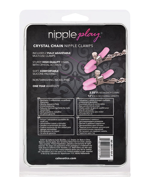 nipple-play-crystal-chain-nipple-clamps-pink image
