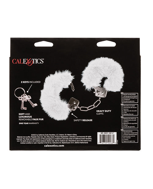 ultra-fluffy-furry-cuffs-white image