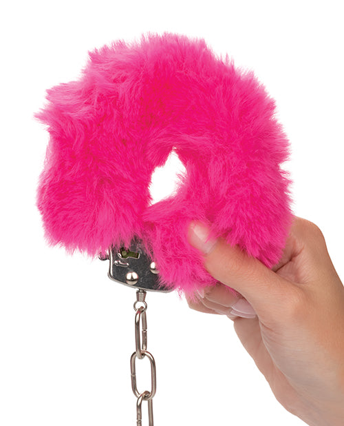 ultra-fluffy-furry-cuffs-pink image