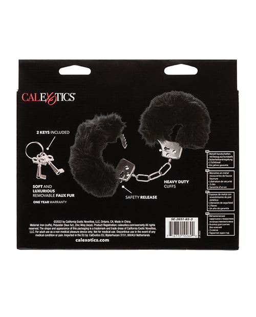 ultra-fluffy-furry-cuffs-black image