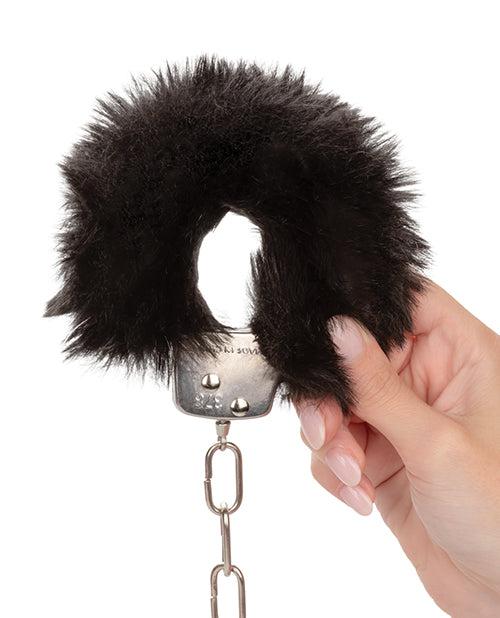 ultra-fluffy-furry-cuffs-black image