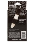 running-wild-black-white-tail-metallic-anal-probe image