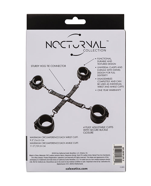 nocturnal-collection-adjustable-hog-tie-black image