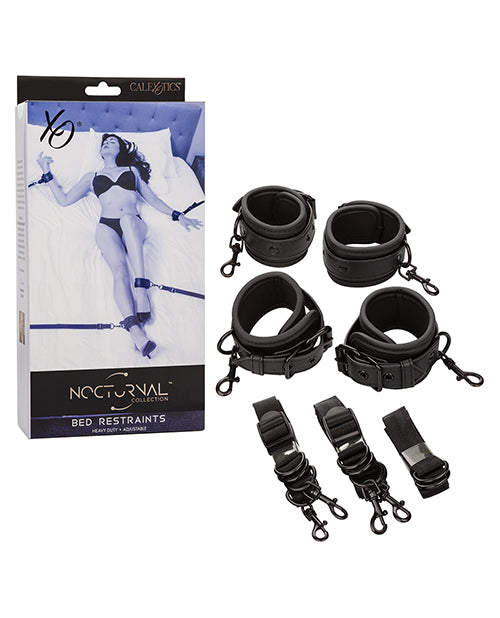 nocturnal-collection-adjustable-bed-restraints-black image