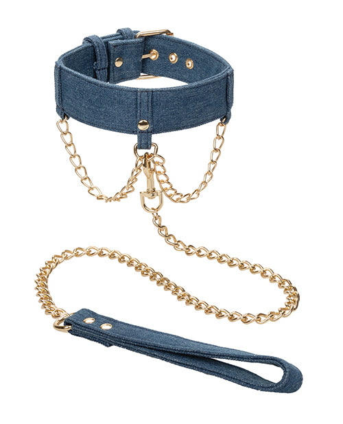 ride-em-premium-denim-collection-collar-wleash image
