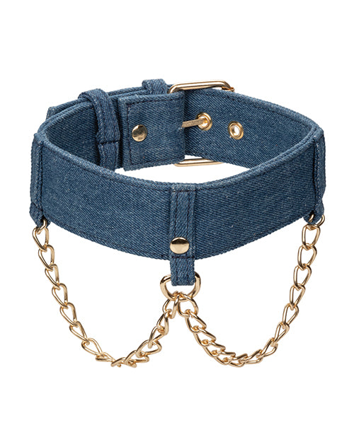 ride-em-premium-denim-collection-collar-wleash image