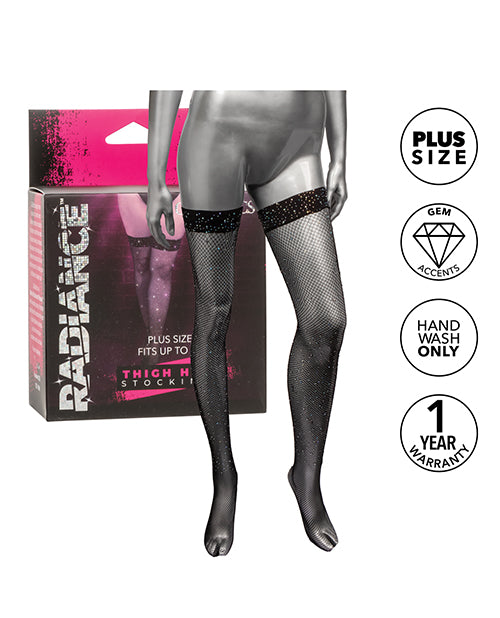 radiance-thigh-high-stockings-black-plus-size image