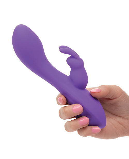 Flex Bend & Hold Double Rumbler Rabbit Massager - Purple