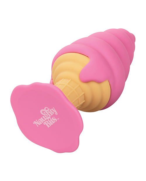 naughty-bits-yum-bum-ice-cream-cone-butt-plug-pink image