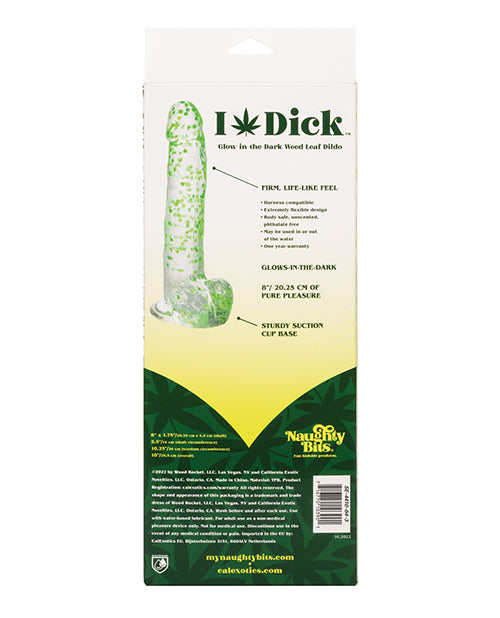 naughty-bits-i-leaf-dick-glow-in-the-dark-weed-leaf-dildo image