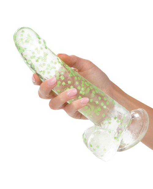 naughty-bits-i-leaf-dick-glow-in-the-dark-weed-leaf-dildo image