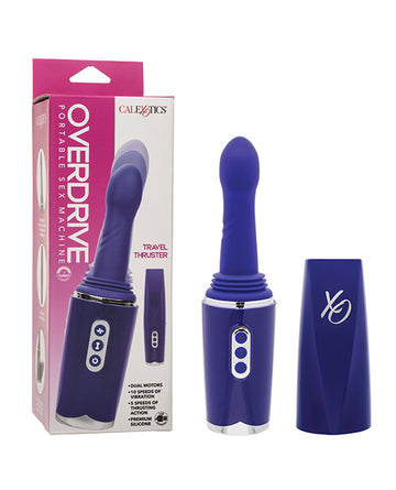 Overdrive Travel Thruster Portable Sex Machine - Purple