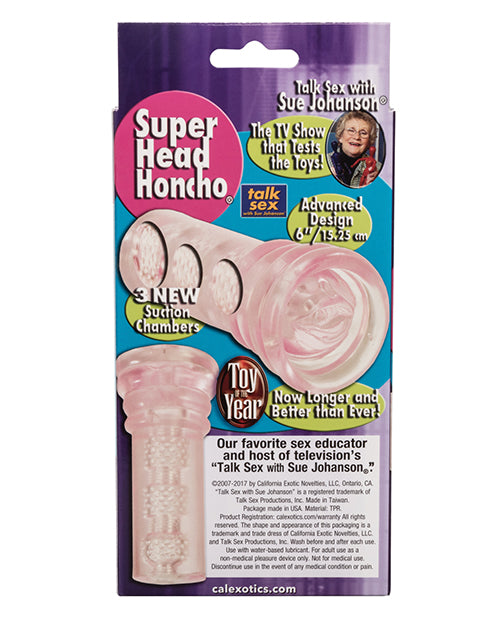 Sue Johanson Super Head Honcho - Pink