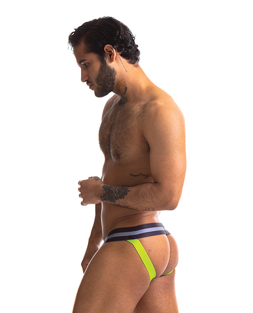 Sport Fucker Jersey Jock - XXL Black/Green