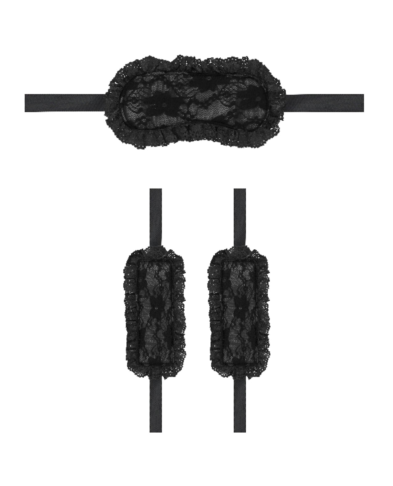 Shots Ouch Introductory Bondage Kit #7 - Black