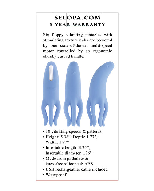 Selopa Tentacle Tickler Masturbator - Blue