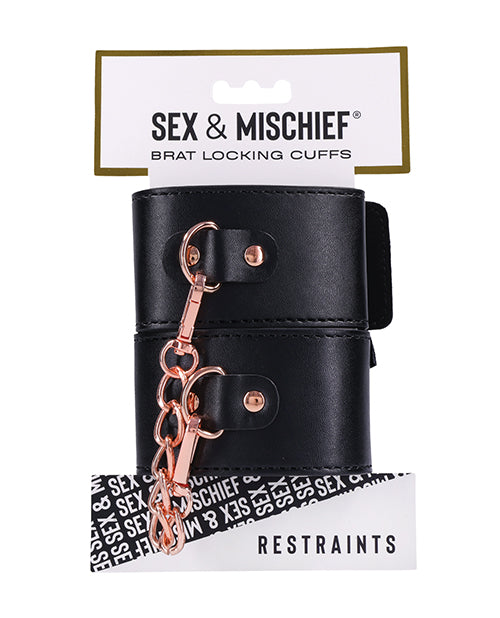 Sex & Mischief Brat Locking Cuffs