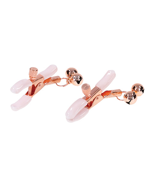 Sex & Mischief Peaches 'n CreaMe Bell Nipple Clamps
