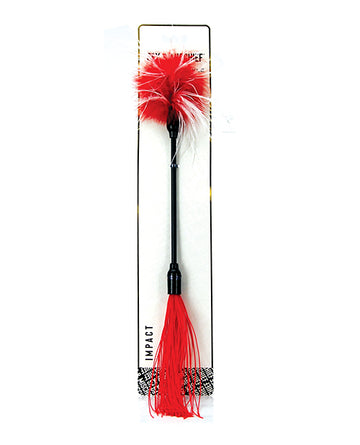Sex & Mischief Whip & Tickle - Red/White