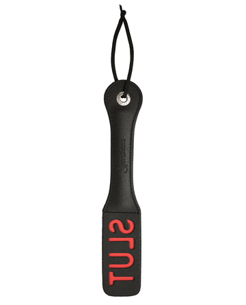 Sportsheets 12" Leather Slut Impression Paddle