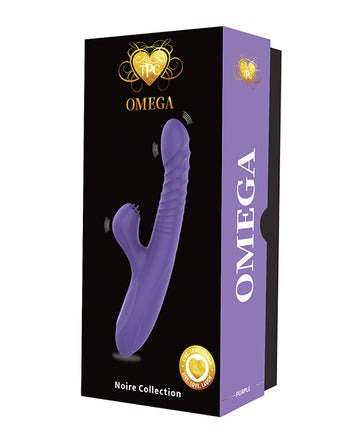 Omega Multi Function Warming Head Rabbit Vibe - Purple