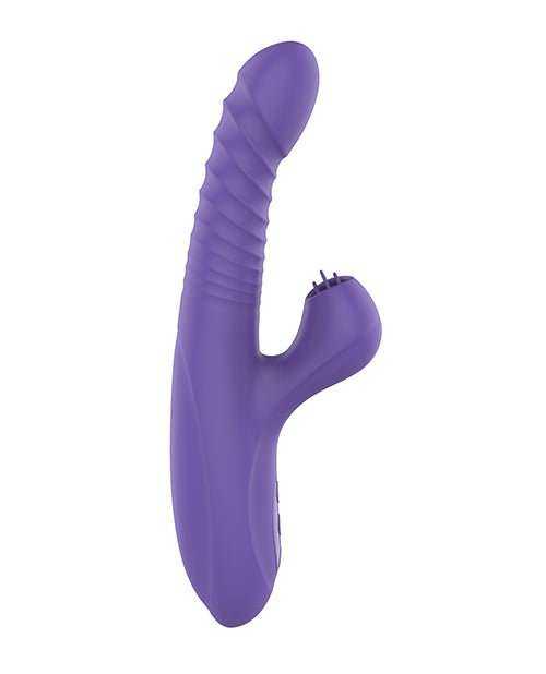 Omega Multi Function Warming Head Rabbit Vibe - Purple