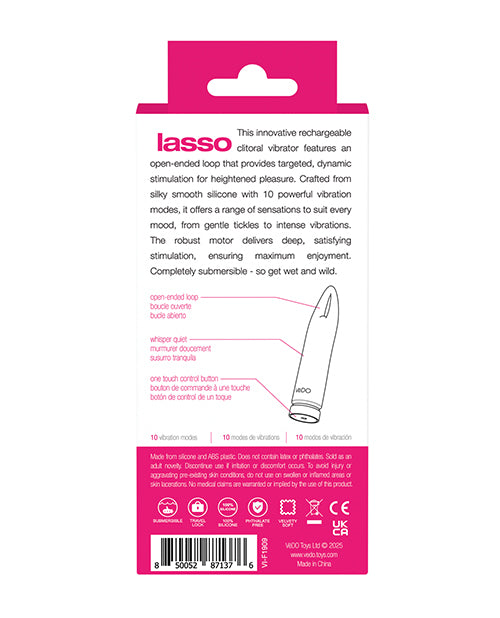 VeDO Lasso Rechargeable Bullet Vibe - Pink