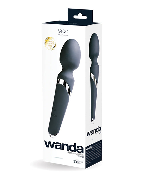 VeDO Wanda Rechargeable Wand - Just Black