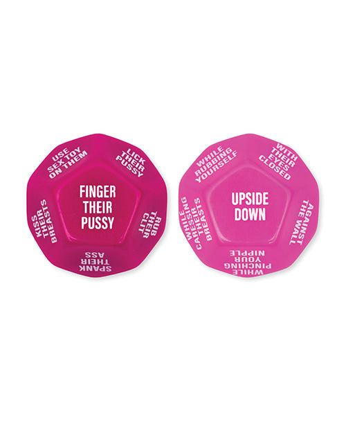 Wood Rocket Gay AF Lesbian Couples Sex Dice Game - Fuchsia