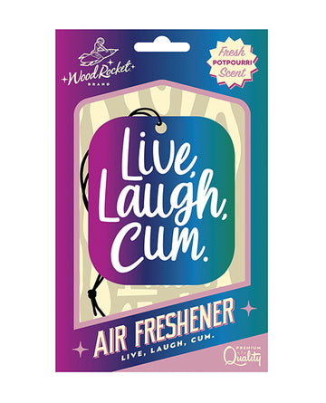 Wood Rocket Live Laugh Cum Air Freshener - Potpourri