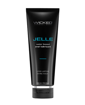 Wicked Sensual Care Jelle Water Based Anal Lubricant - 8 oz Fragrance Free