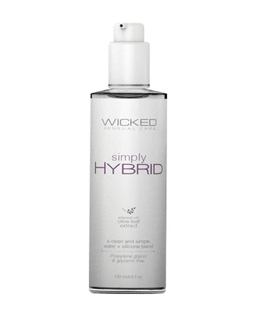Wicked Sensual Care Simply Hybrid Lubricant - 4 oz