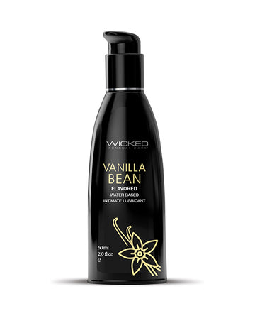 Wicked Sensual Care Aqua Waterbased Lubricant - 2 oz Vanilla Bean