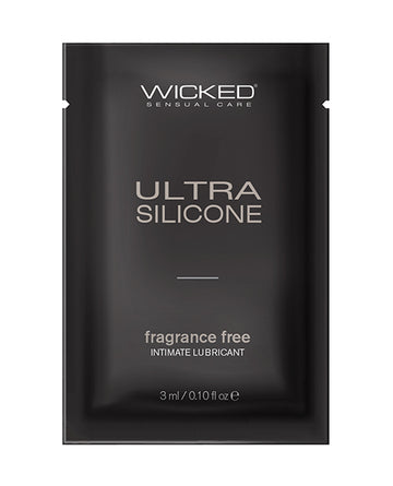 Wicked Sensual Care Ultra Silicone Based Lubricant - .1 oz Fragrance Free
