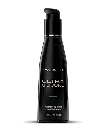 Wicked Sensual Care Ultra Silicone Based Lubricant - 4 oz Fragrance Free