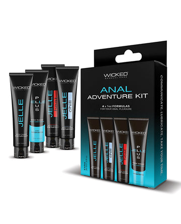 Wicked Sensual Care Anal Adventure Kit - 1 oz Bottles