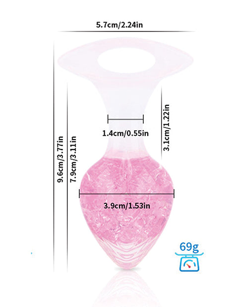 Luxe Prism Medium Plug - Light Pink