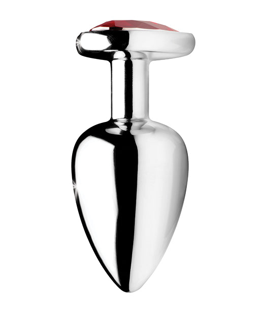 Booty Sparks Red Heart Gem - Large Anal Plug