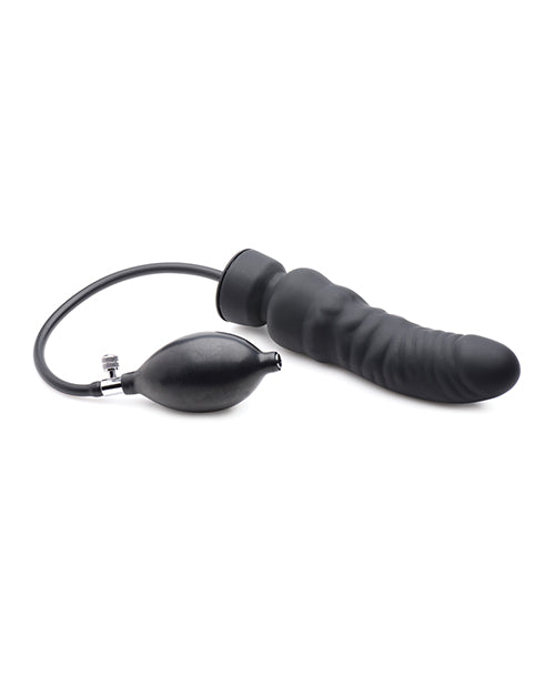 Master Series Dick-Spand Inflatable Silicone Dildo